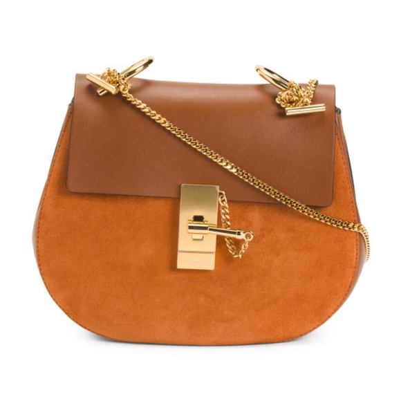 chloe suede crossbody